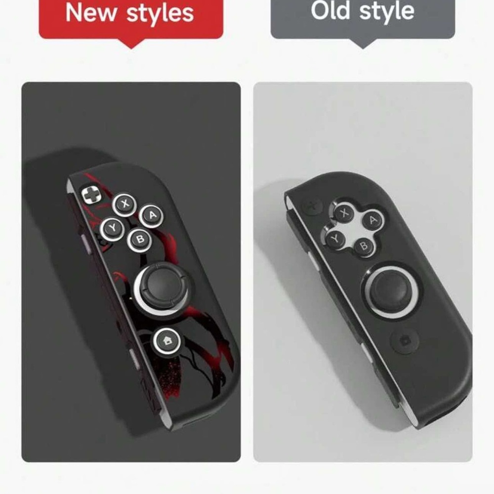 Sleek Black and Red Wireless Game Controller